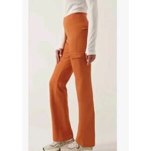 Athleta Delancey Straight Cargo Pants Foliage Orange Sz XS